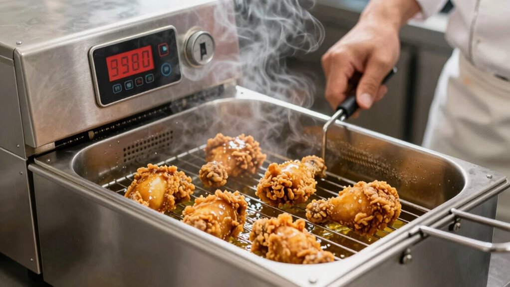 maintain consistent oil temperature