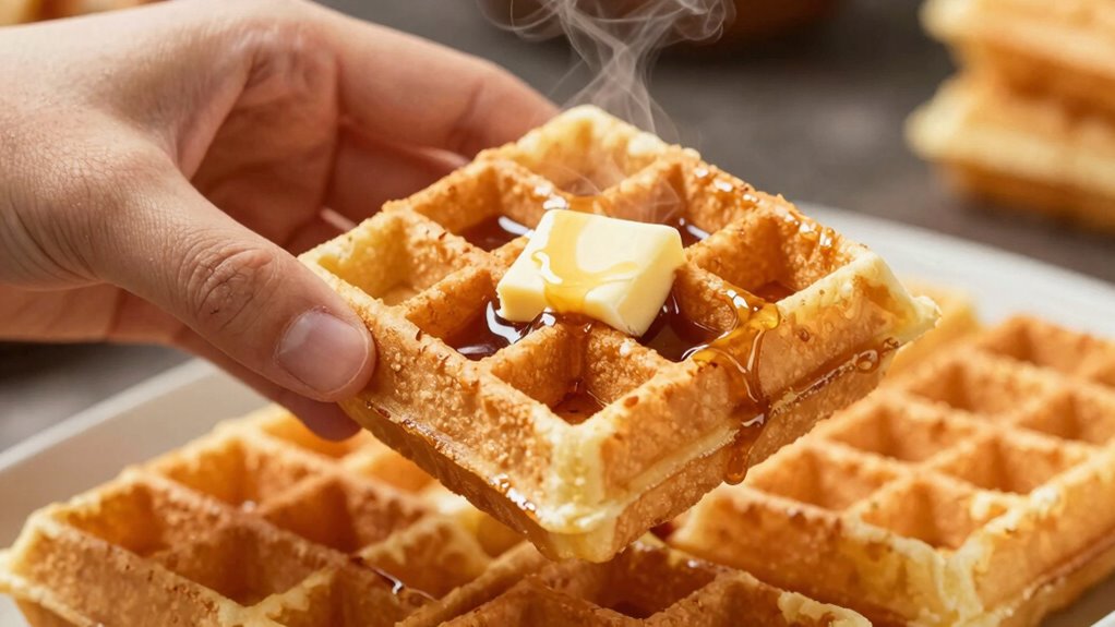 maintain crisp warm waffles