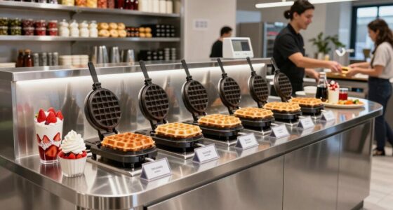 optimized waffle station design