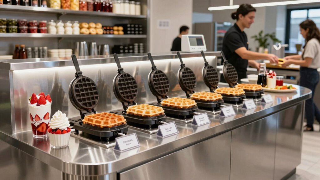 optimized waffle station design