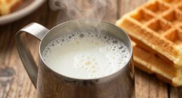 overheated milk spoils waffles