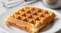 overmixing waffle batter