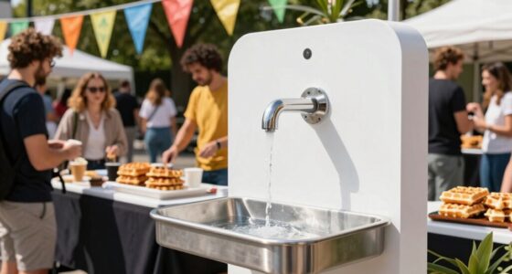 portable handwashing waffle events
