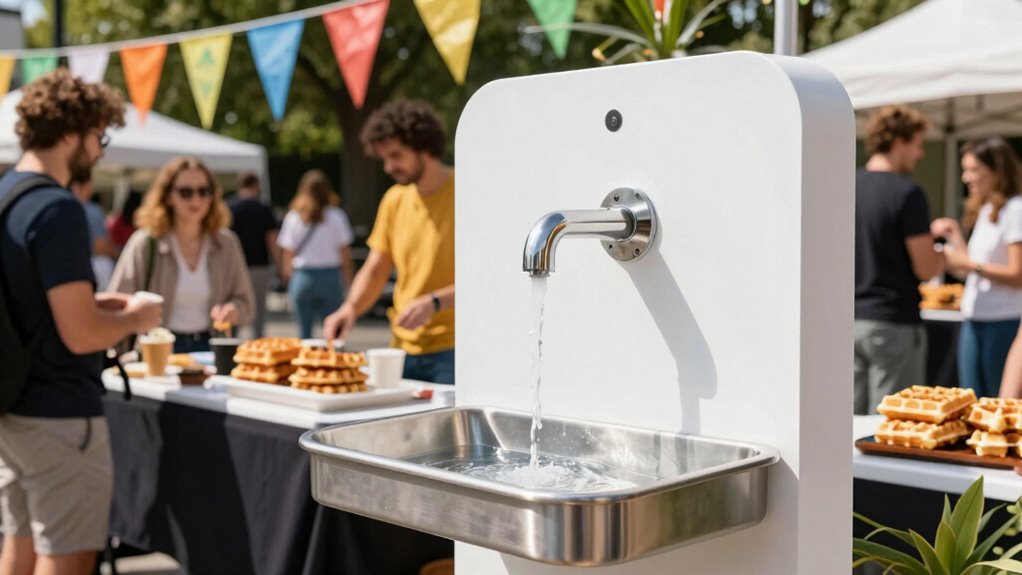 portable handwashing waffle events