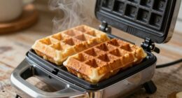 waffle brownness depends on wattage