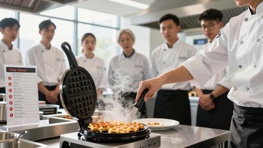 waffle iron safety procedures