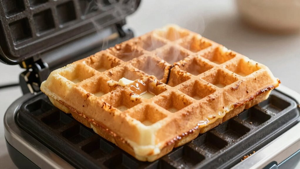 waffle iron timing issue