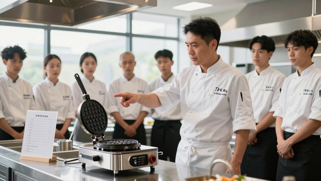 waffle iron training checklist