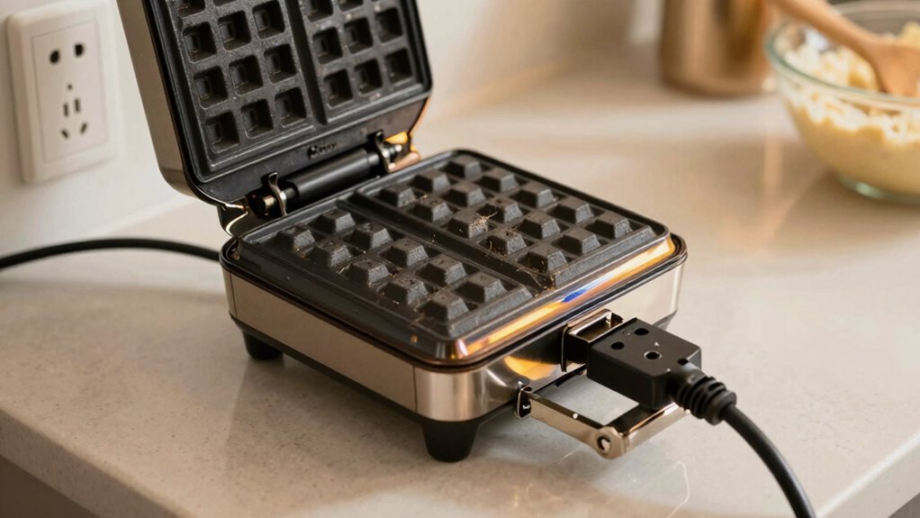 waffle maker electrical overload