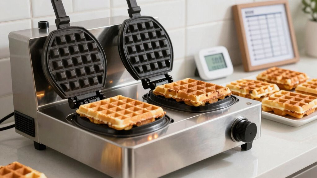 waffle production rate calculation