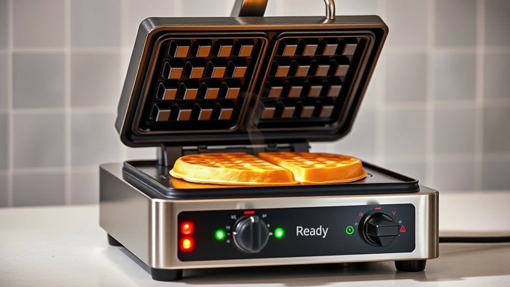choose reliable indicator equipped waffle maker