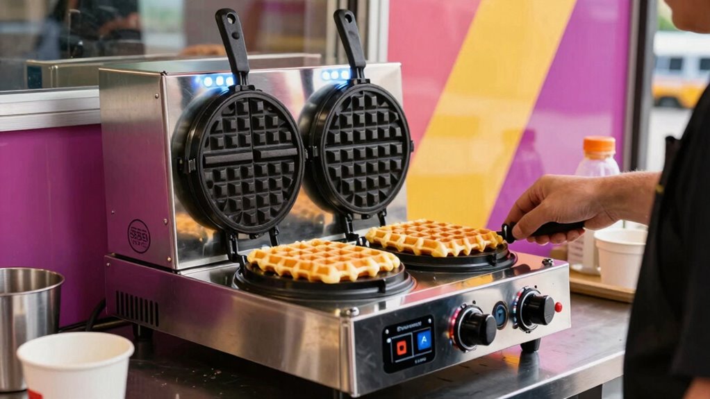 efficient portable waffle maker