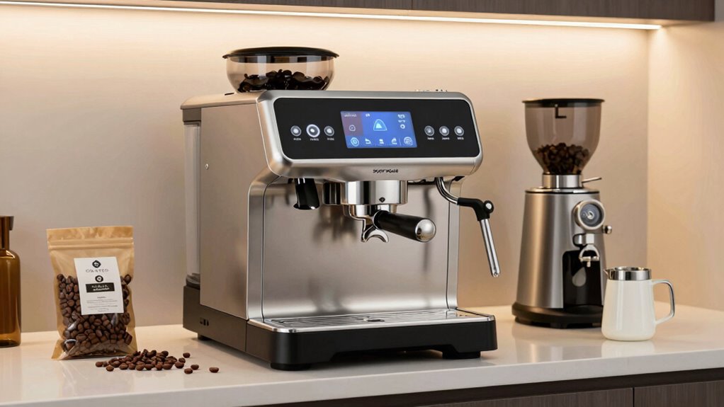 high end espresso machine features