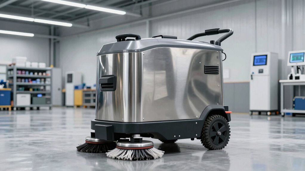 key commercial floor scrubber factors