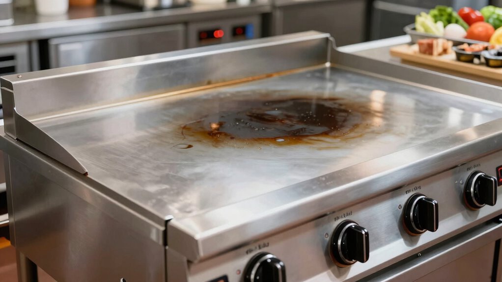 key commercial griddle features