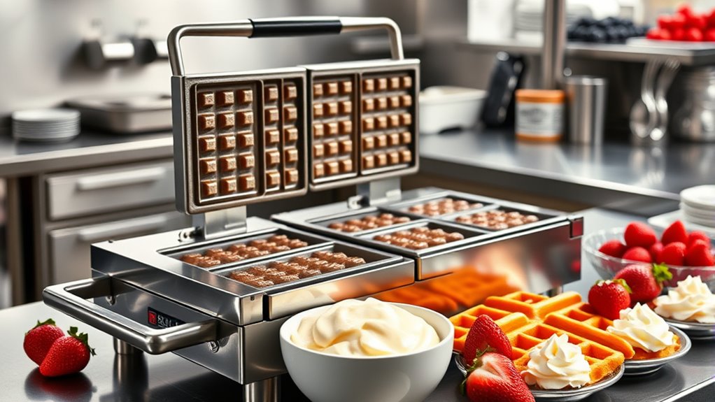 key commercial waffle maker factors