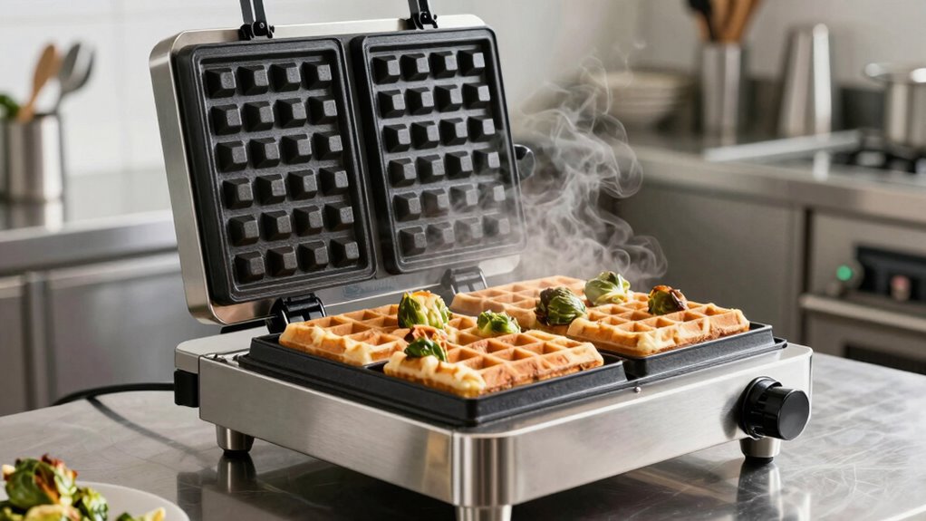 key waffle maker features