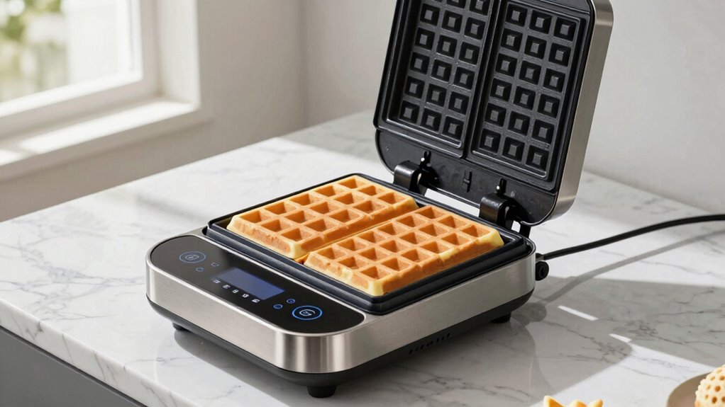 key waffle maker features