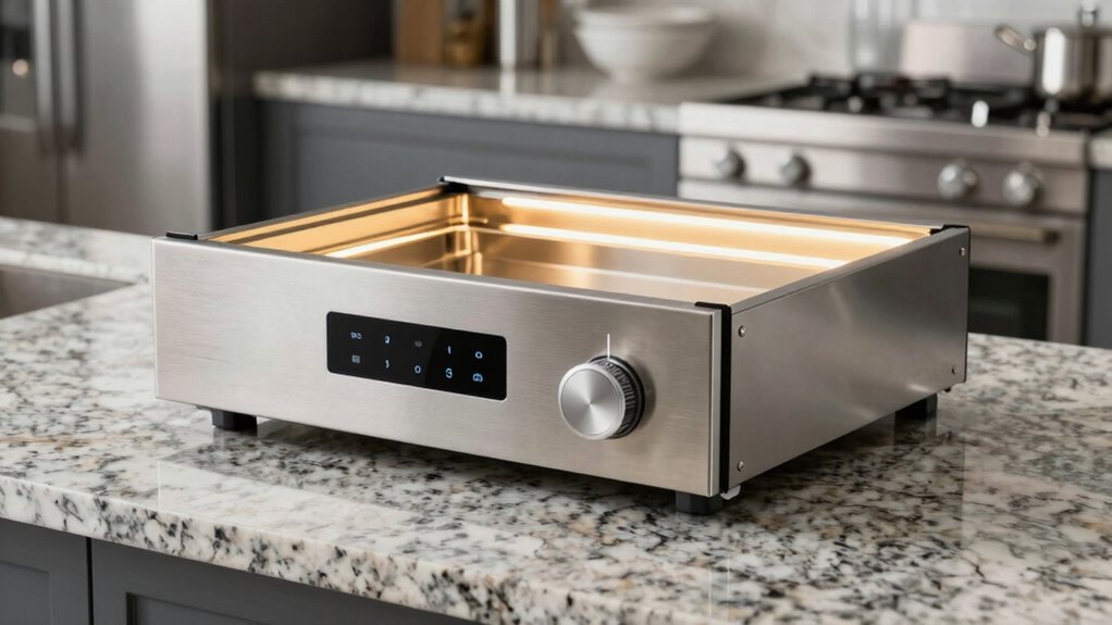 key warming drawer features