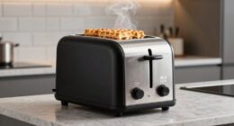 premium long slot waffle toasters