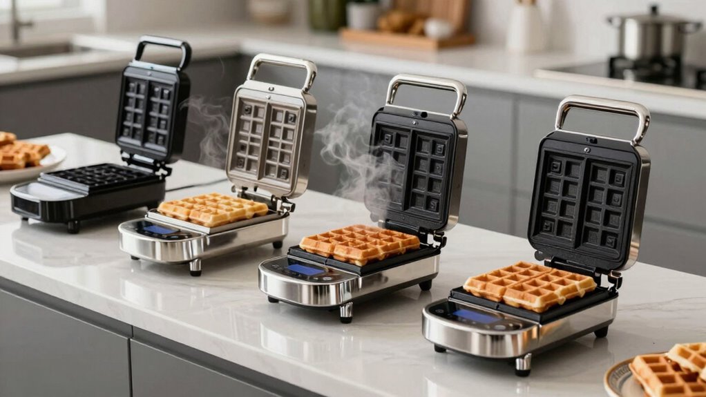 premium waffle maker features