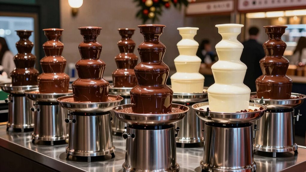 top commercial chocolate fountains
