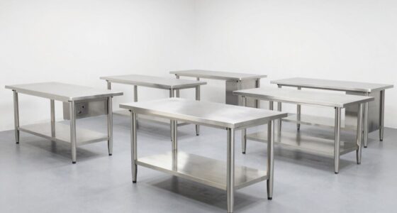 top commercial stainless tables