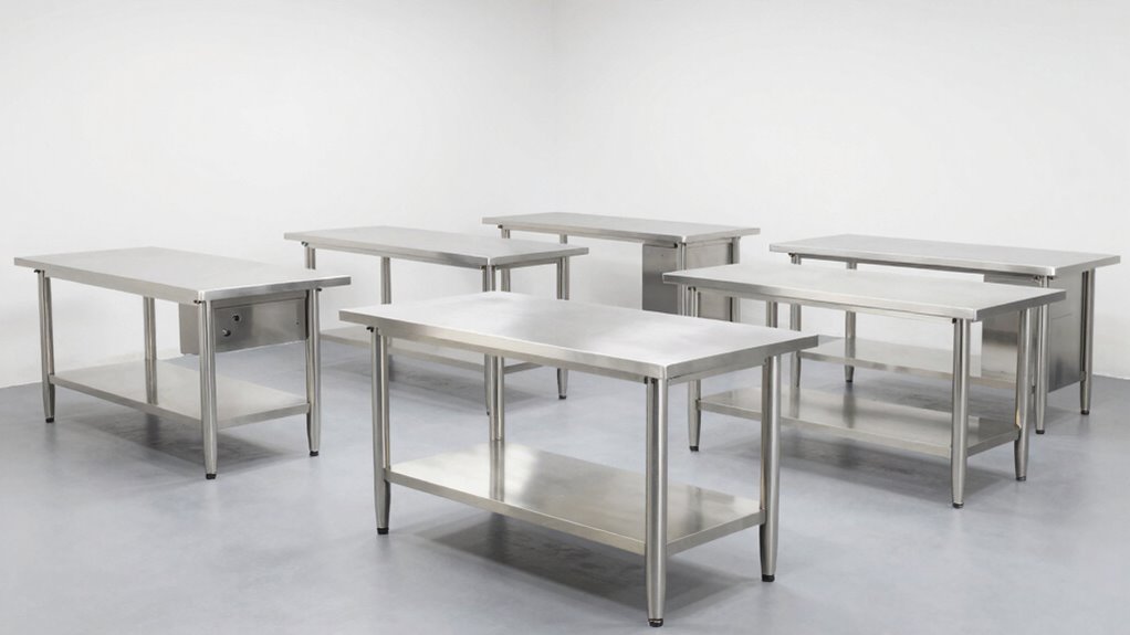 top commercial stainless tables