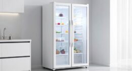 top frost free upright freezers