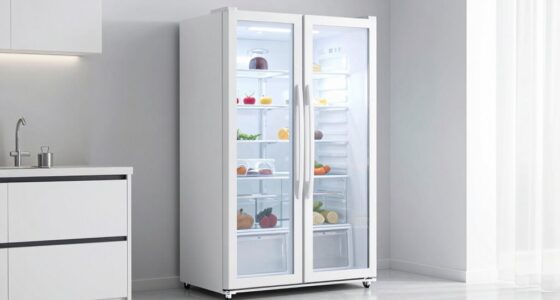 top frost free upright freezers