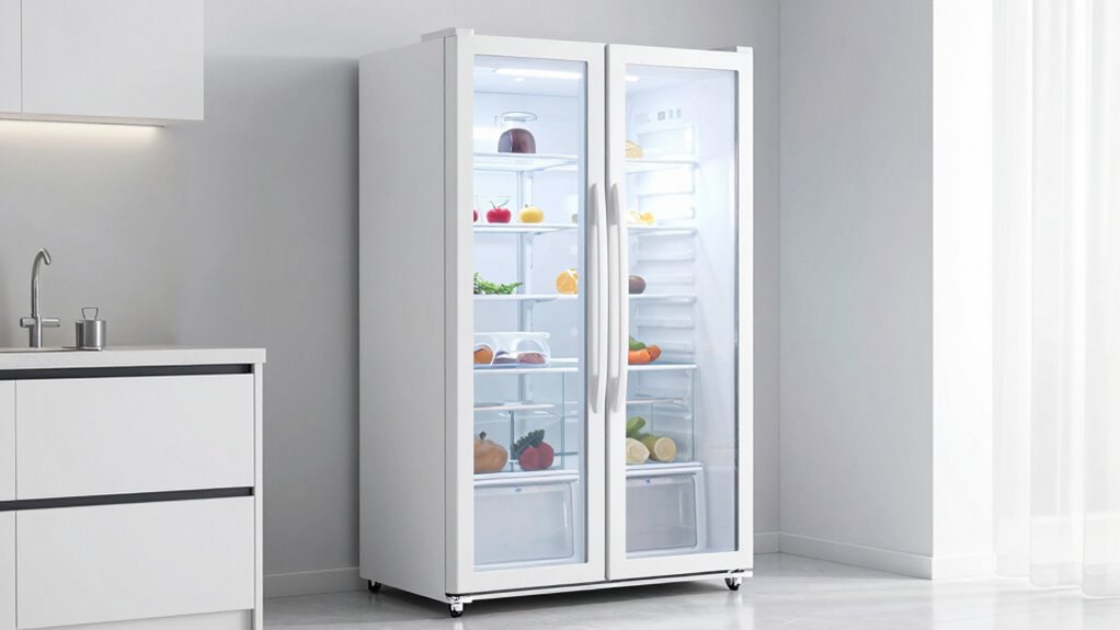 top frost free upright freezers