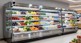 top refrigerated display cases
