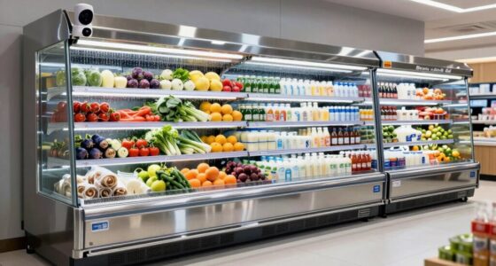 top refrigerated display cases
