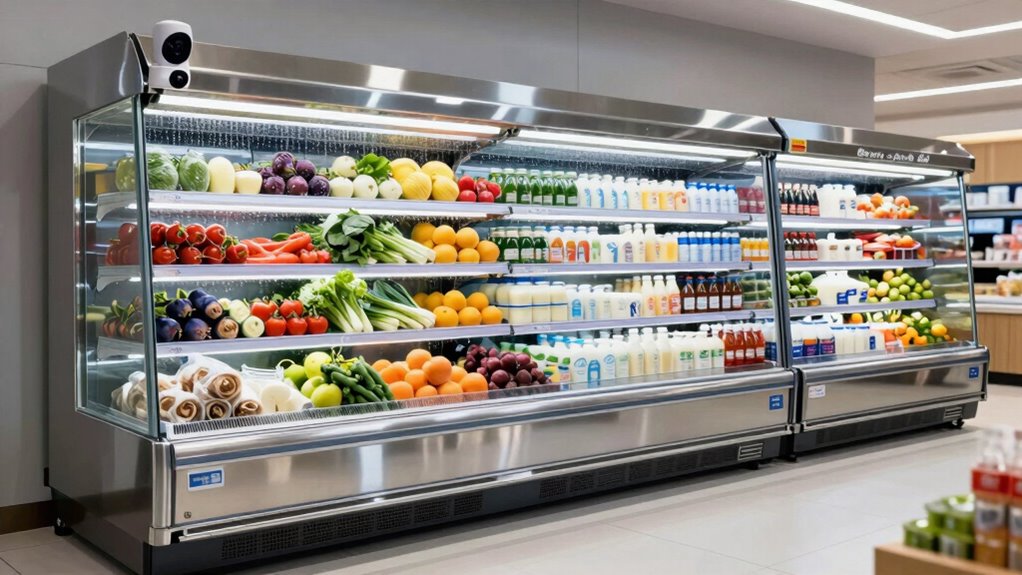 top refrigerated display cases