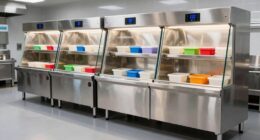 top refrigerated prep rails
