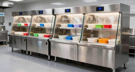 top refrigerated prep rails