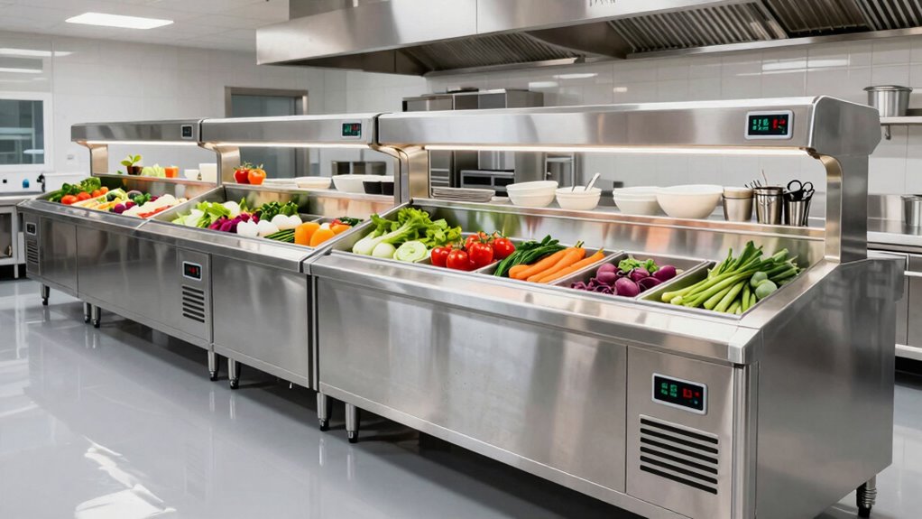 top refrigerated prep tables