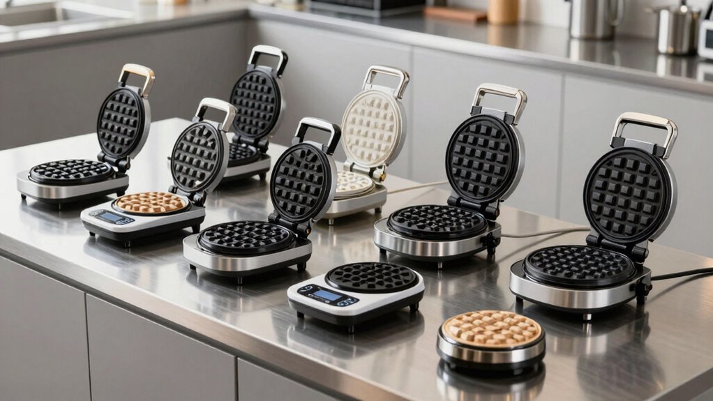 top rotating commercial waffle makers