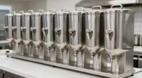 top stainless steel batter dispensers
