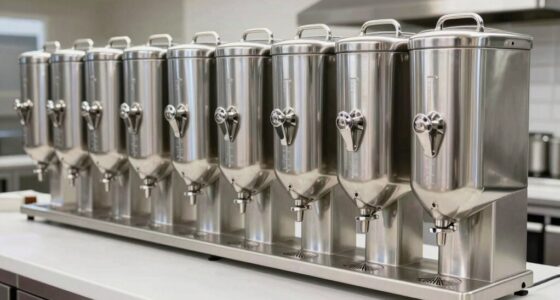 top stainless steel batter dispensers