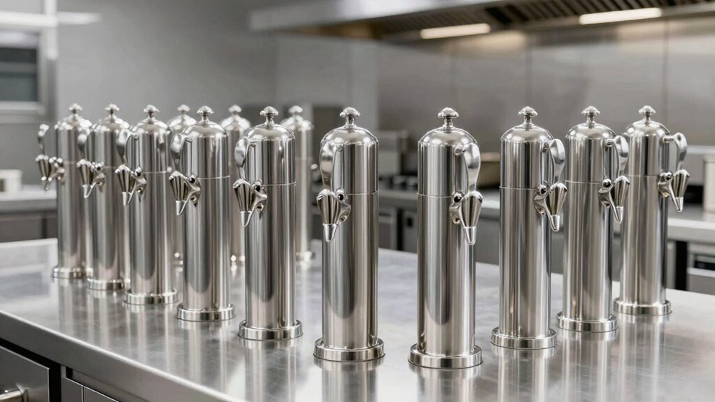 top stainless steel batter dispensers