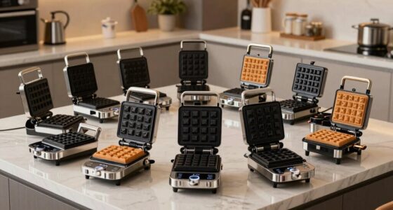 top waffle makers with adjustable temperature