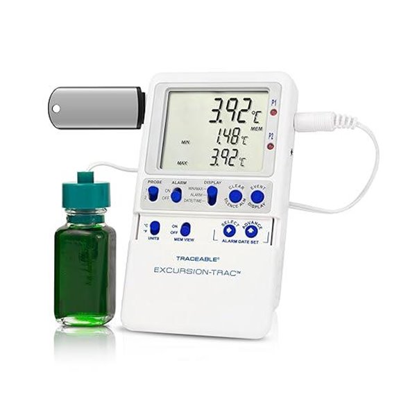 traceable thermometer with probe