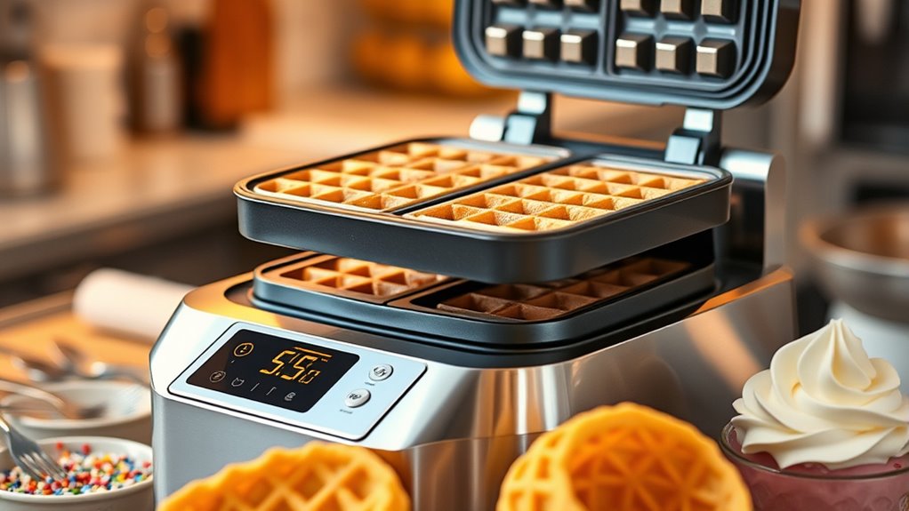 waffle cone maker features
