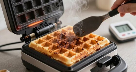 adjust heat for even browning