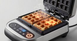 adjusts waffle browning levels