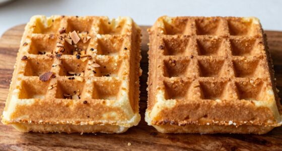 almond flour waffle success