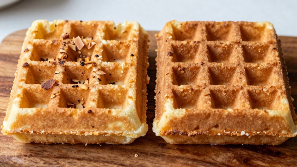 almond flour waffle success