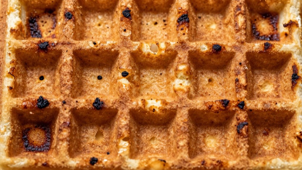 avoid bitter waffle edges