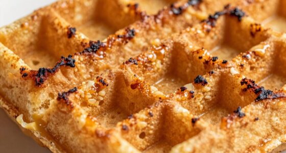 bitter edges on waffles